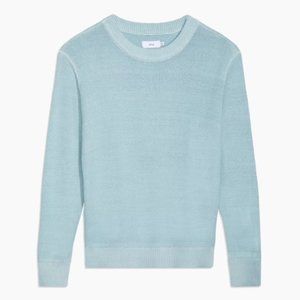 Onia Cotton Pigment Dye Sweater Hazy Cloud